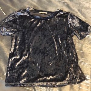 Velvet shirt!